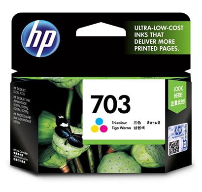 hp 703 tri-color original ink advantage cartridge (cd888aa)